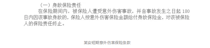 意外險180天身故賠付是什么意思？